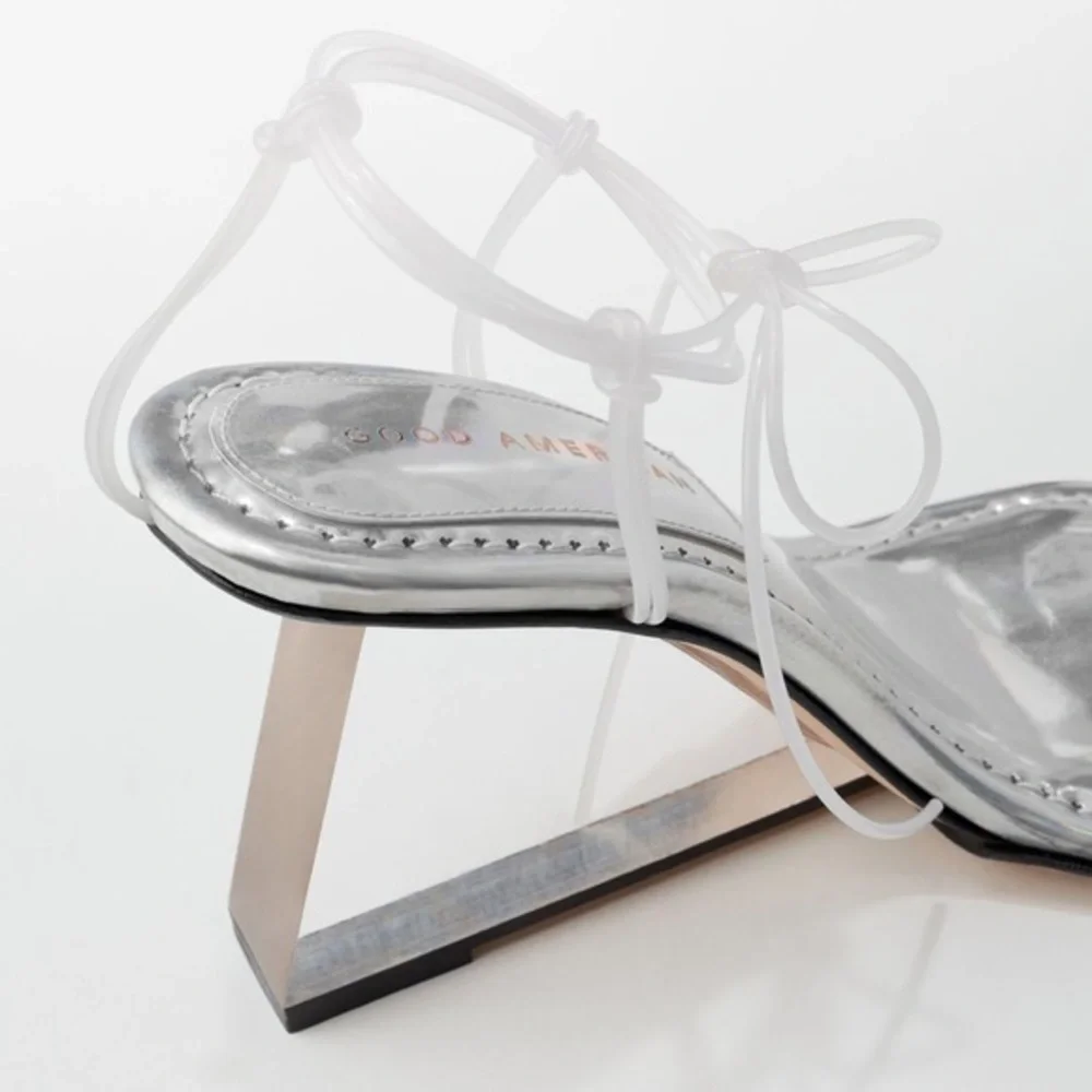 💜 NEW good american cinder-F*cking-Rella wedge 7 SOLD OUT 💜 - Picture 8 of 16